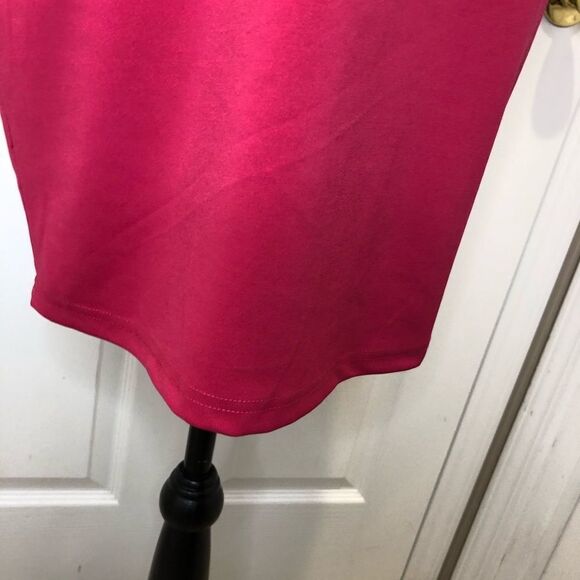 Pink tank midi pencil dress medium - Picture 4 of 10